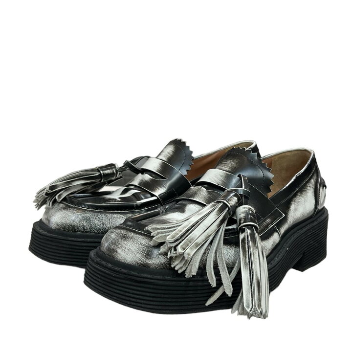 楽天市場】【中古】MARNI 2019AW タッセルローファー ブラック サイズ 