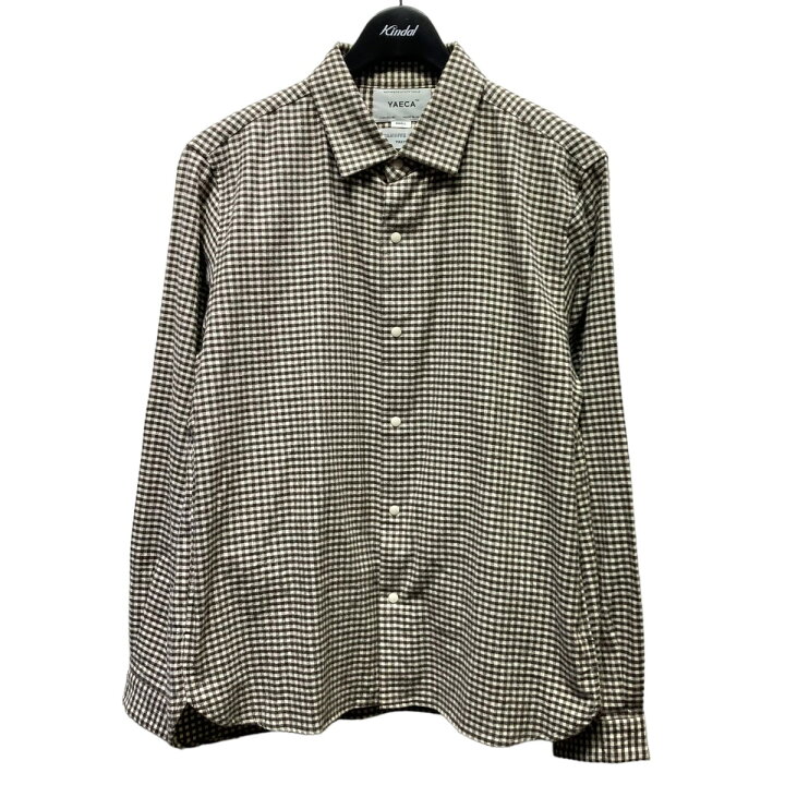 楽天市場】【中古】YAECA チェックシャツ 19153 ブラウン サイズ：S 