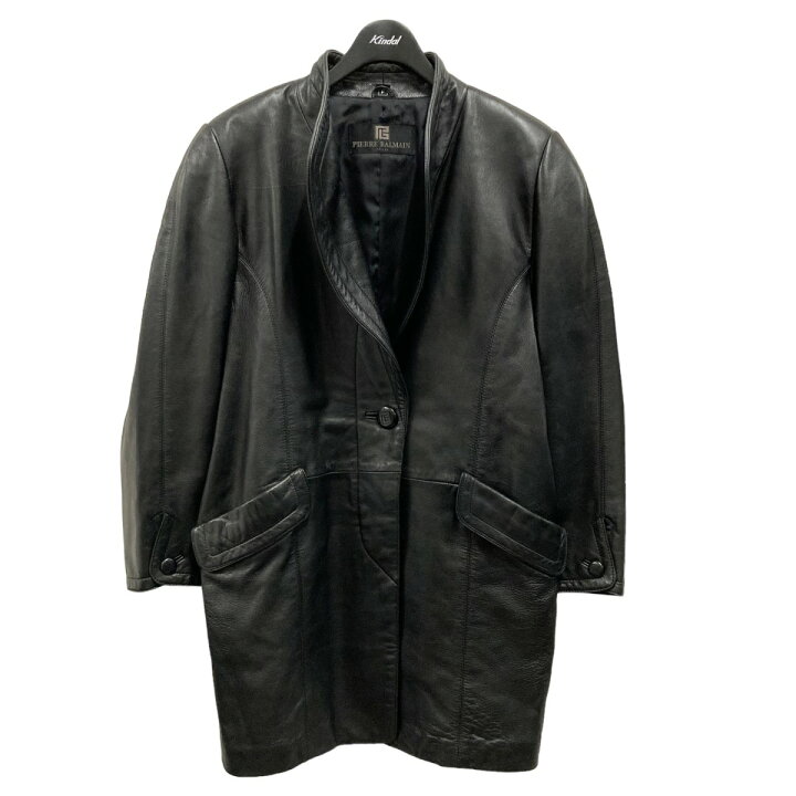 楽天市場】【中古】Pierre Balmain レザージャケット 6616 ブラック 