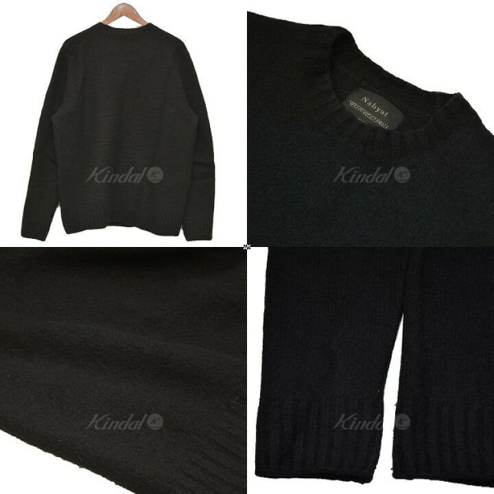 楽天市場】【中古】NahyatN-048 クルーネックニット セーター ブラック 