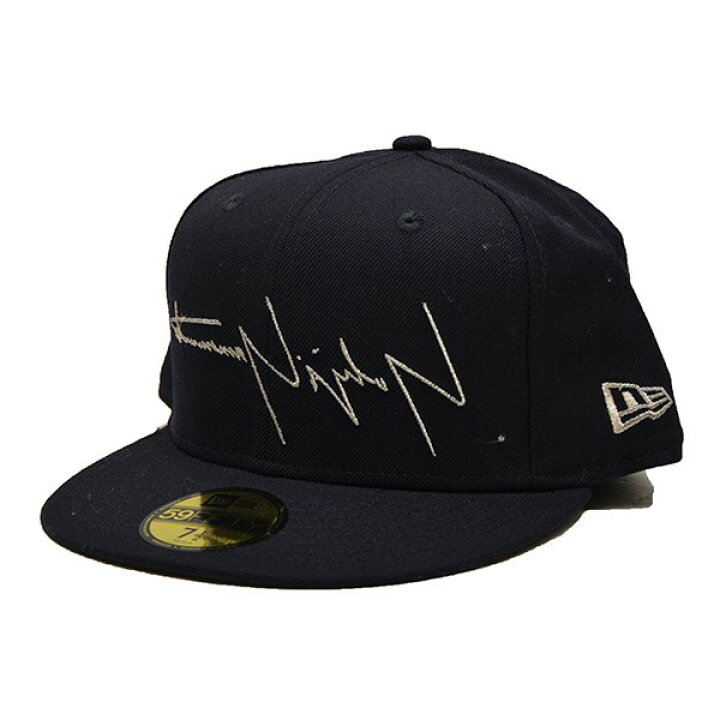 楽天市場】【中古】YOHJI YAMAMOTO × NEW ERA 刺繍キャップ ネイビー 
