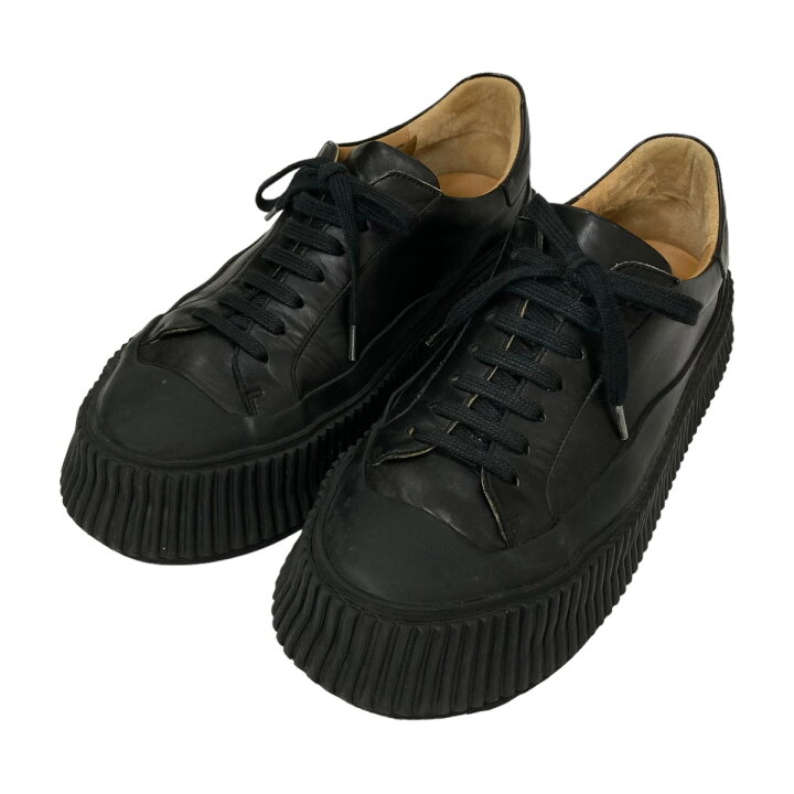 楽天市場】【中古】JIL SANDER Leather Flatfrom Sneakers ローカット 