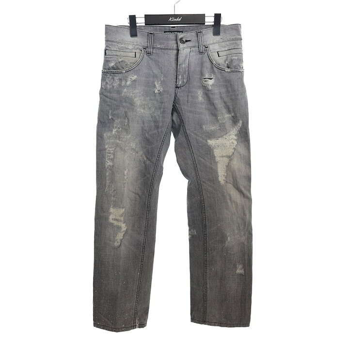 楽天市場】【中古】DOLCE＆GABBANA ダメージ加工デニムパンツ GZN9TD 