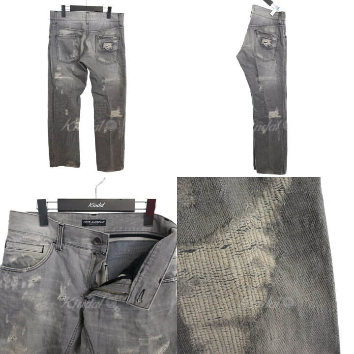 楽天市場】【中古】DOLCE＆GABBANA ダメージ加工デニムパンツ GZN9TD 