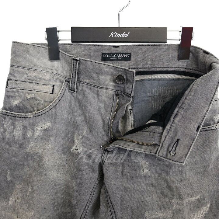 楽天市場】【中古】DOLCE＆GABBANA ダメージ加工デニムパンツ GZN9TD 