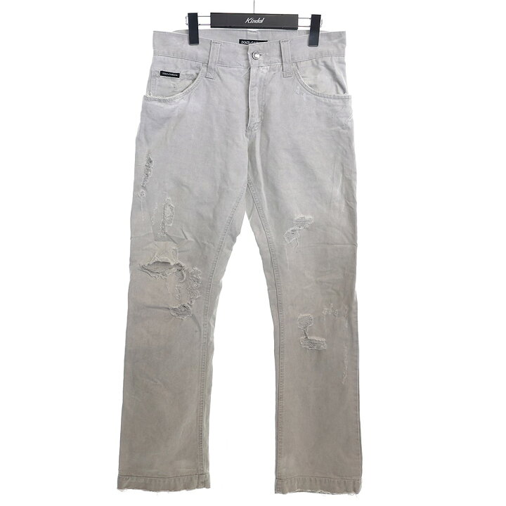 楽天市場】【中古】DOLCE＆GABBANAクラッシュデニムパンツ G370MD 