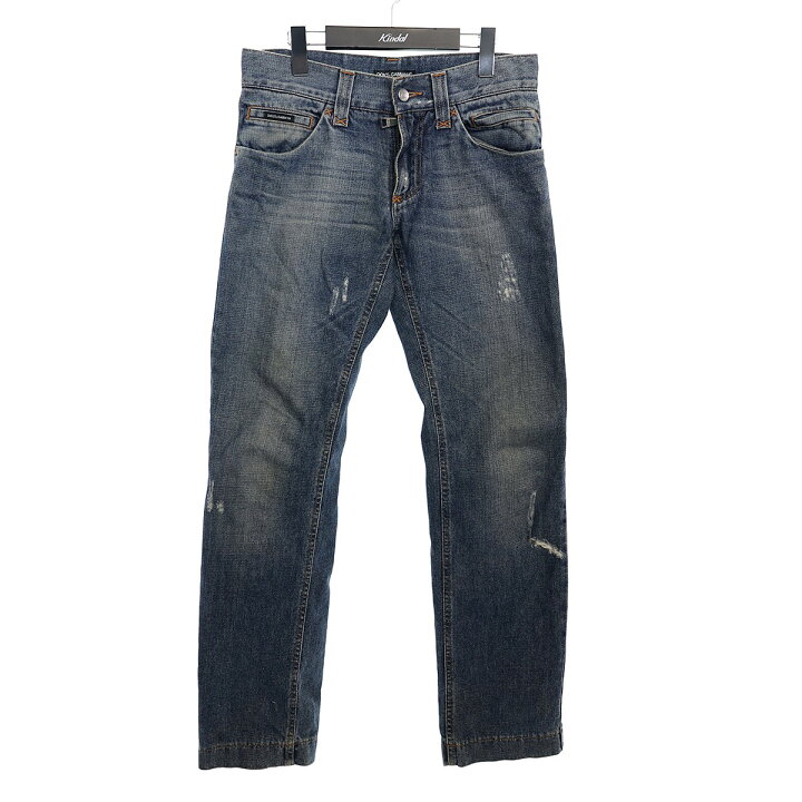 楽天市場】【中古】DOLCE＆GABBANA ダメージ加工デニムパンツ G3R4TD 