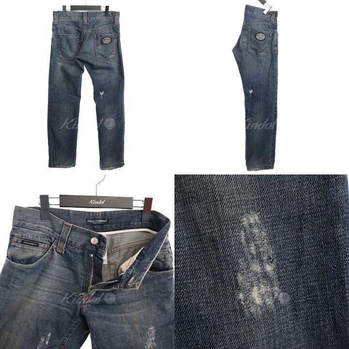 楽天市場】【中古】DOLCE＆GABBANA ダメージ加工デニムパンツ G3R4TD 