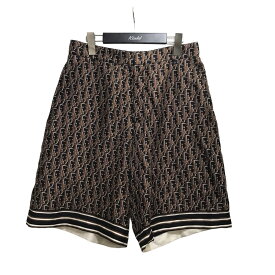 【中古】Dior　20SS｢Oblique Pixel Bermuda Shorts｣バミューダショーツ ブラウン サイズ：44 【191223】（ディオール）