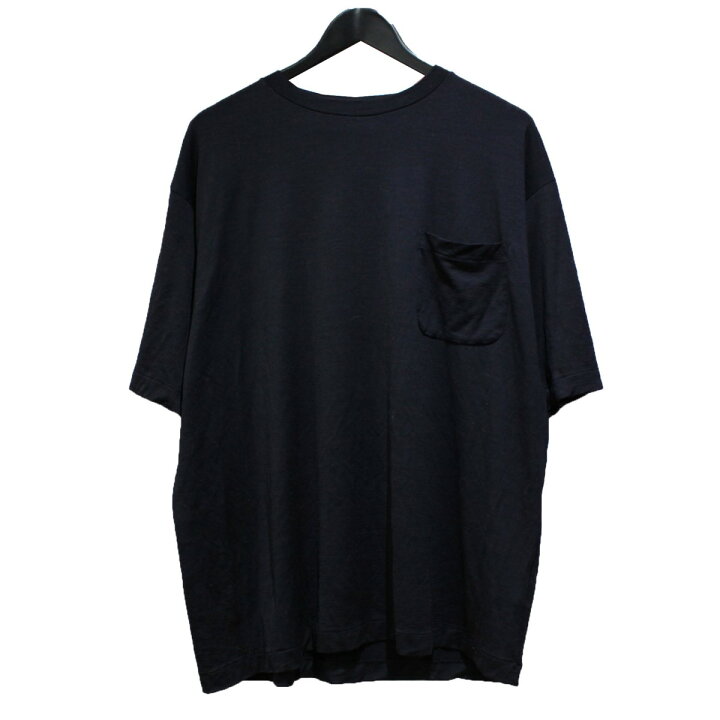 楽天市場】【中古】COMOLI 22SS ウール天竺 Tシャツ ネイビー サイズ 