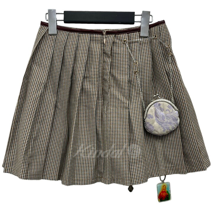 楽天市場】【中古】NODRESS キーホルダー付きスカート ブラウン サイズ 