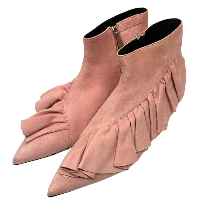 楽天市場】【中古】J．W．Andersonラッフルブーツ ピンク サイズ：38 
