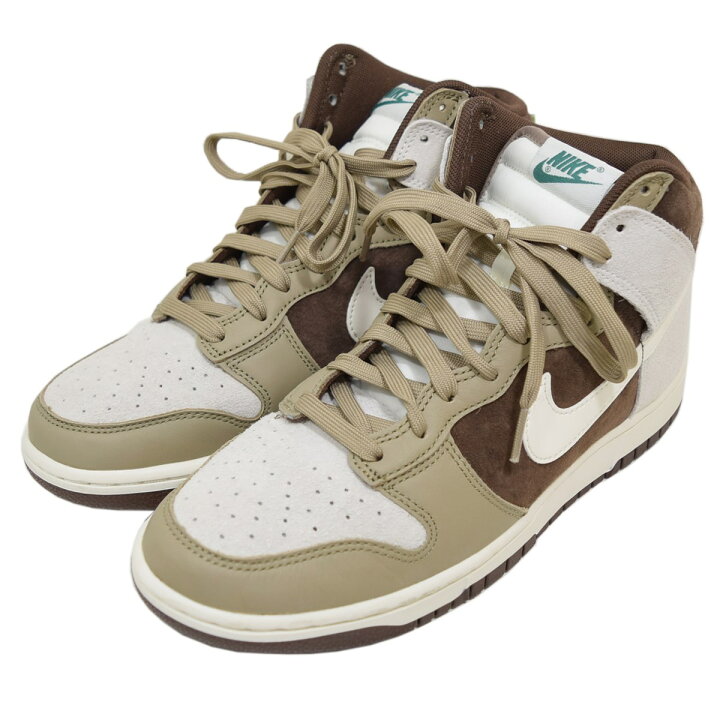 楽天市場】【中古】NIKE DUNK HI RETRO PRM LT CHOCOLATE ダンクハイ 