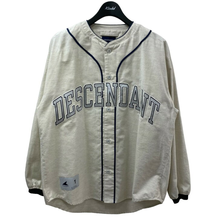 楽天市場】【中古】DESCENDANT22AW BLEEK BASEBALL LS SHIRT グレー 