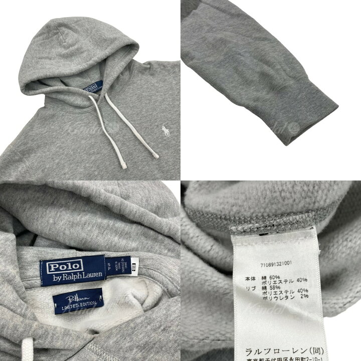 楽天市場】【中古】POLO RALPH LAUREN×Ron Herman裏起毛パーカー 