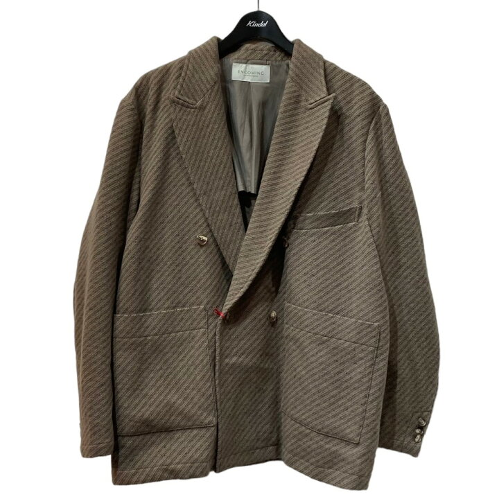 楽天市場】【中古】ENCOMING DOUBLE BRESTED JACKET ダブルジャケット  