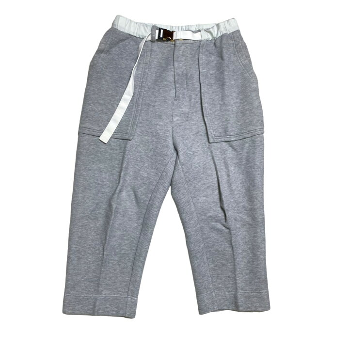 楽天市場】【中古】sacai ベルテッドパンツ／19 02126M ライトグレー 