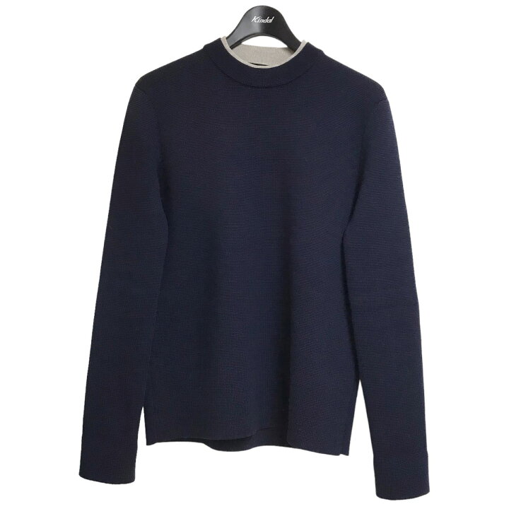 楽天市場】【中古】JIL SANDER モックネックニット ネイビー サイズ 