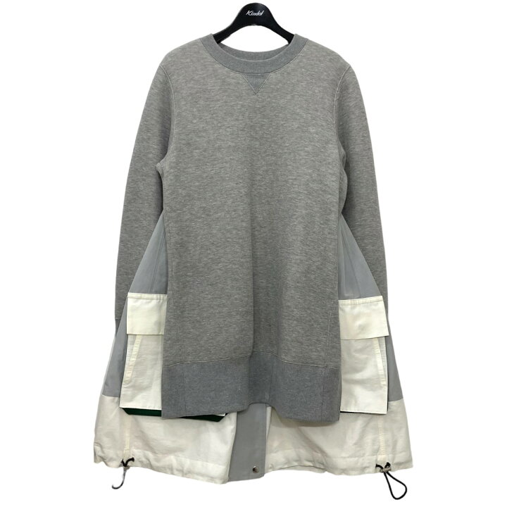 楽天市場】【中古】sacai 異素材ドッキング スポンジスウェット 
