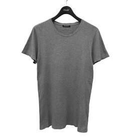 【中古】BALMAIN HOMME　ダメージ加工Tシャツ POHJ607C134 グレー サイズ：S 【201223】（バルマン　オム）