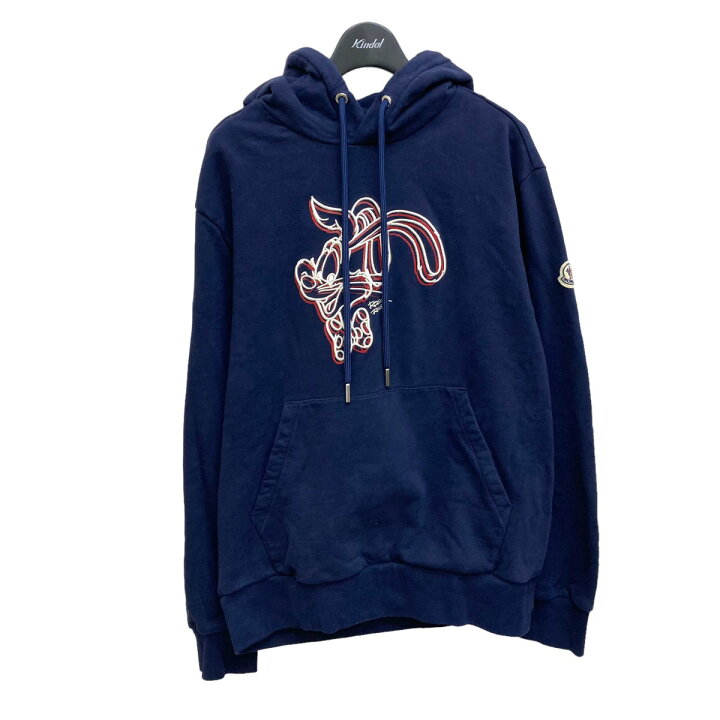 楽天市場】【中古】MONCLER ×Disney パーカー ネイビー サイズ：L 