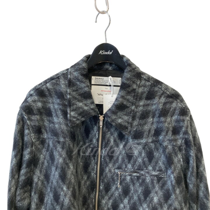 楽天市場】【中古】DAIRIKU Mohair Argyle Check Work Jacket 22AW J 