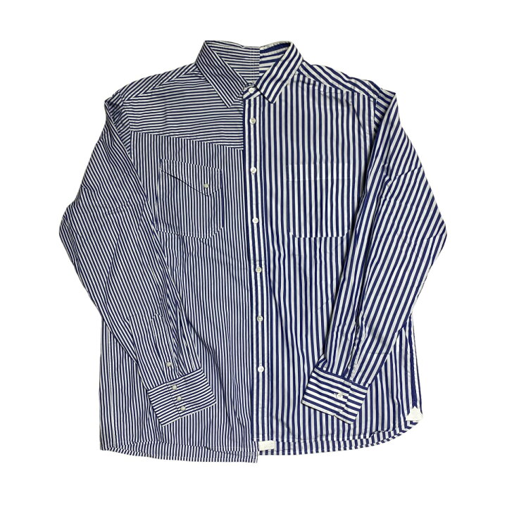 楽天市場】【中古】sacai Embroidered Shirt ストライプシャツ／19  