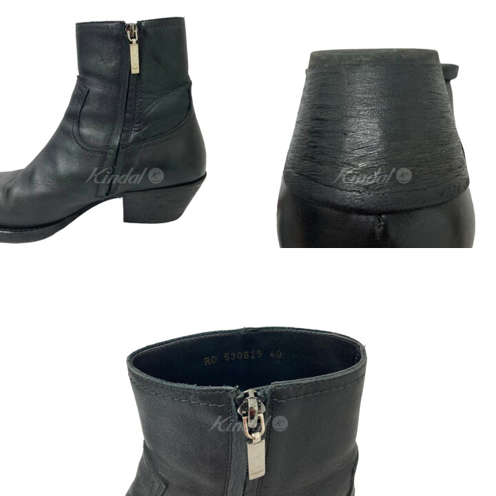 楽天市場】【中古】SAINT LAURENT PARIS ルーカスブーツ ブラック 