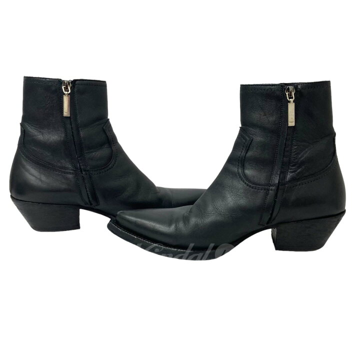 楽天市場】【中古】SAINT LAURENT PARIS ルーカスブーツ ブラック 