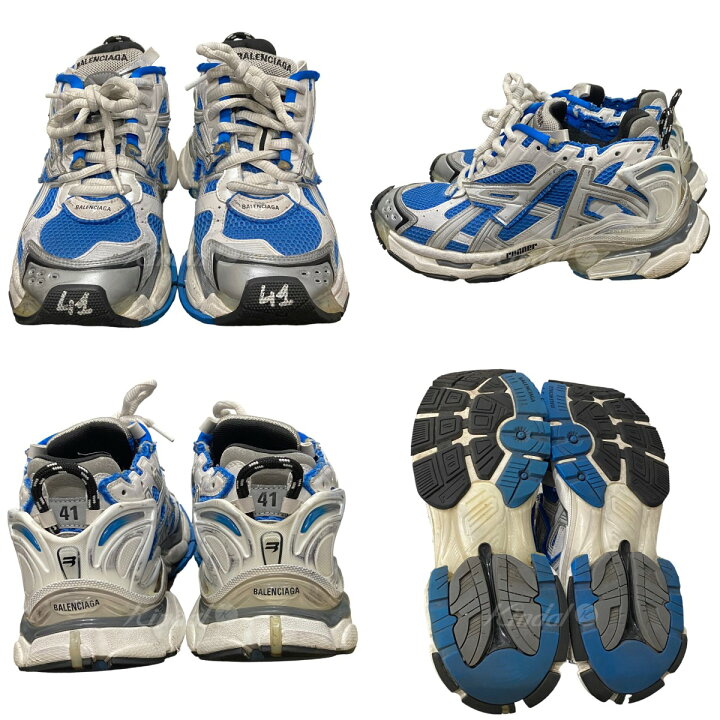 楽天市場】【中古】BALENCIAGA｢Runner｣ランナースニーカー ブルー 