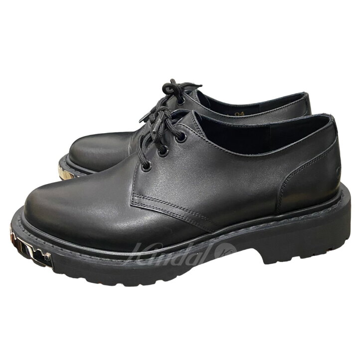 楽天市場】【中古】CELINE メタルプレートレザーシューズ ブラック  