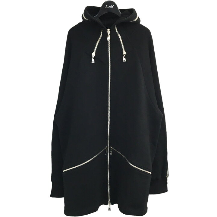 楽天市場】【中古】ACUOD by CHANUジップデザインパーカー ブラック 