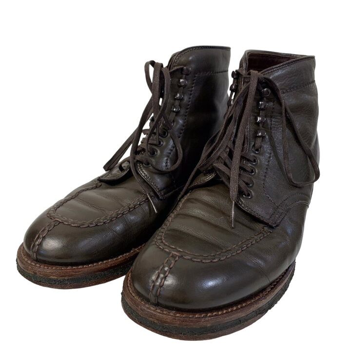 楽天市場】【中古】ALDENタンカーブーツ ブラウン サイズ：8／D【価格 