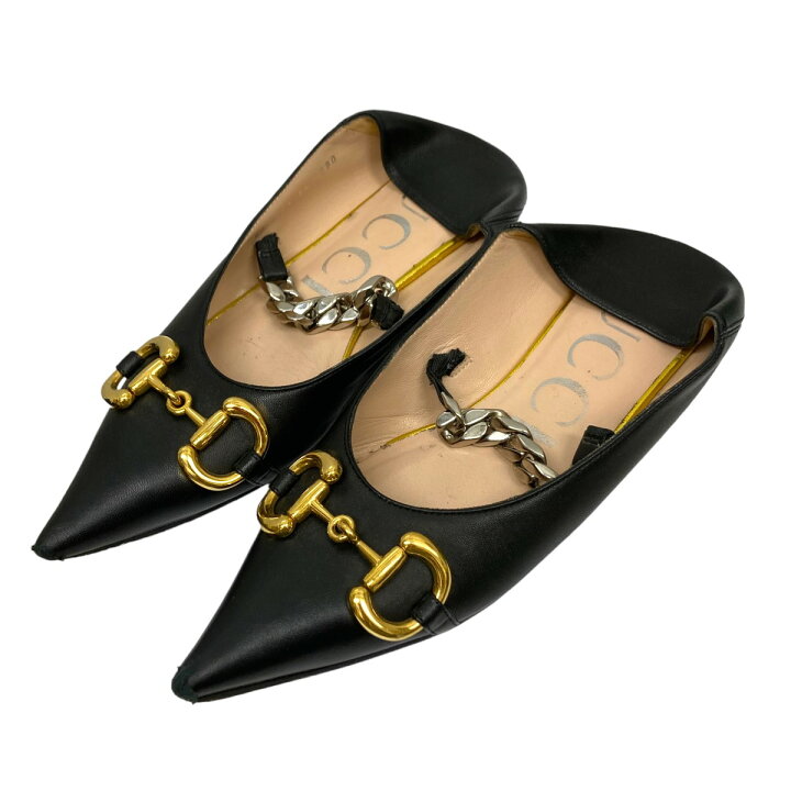 楽天市場】【中古】GUCCI ホースビットパンプス ブラック サイズ：36 