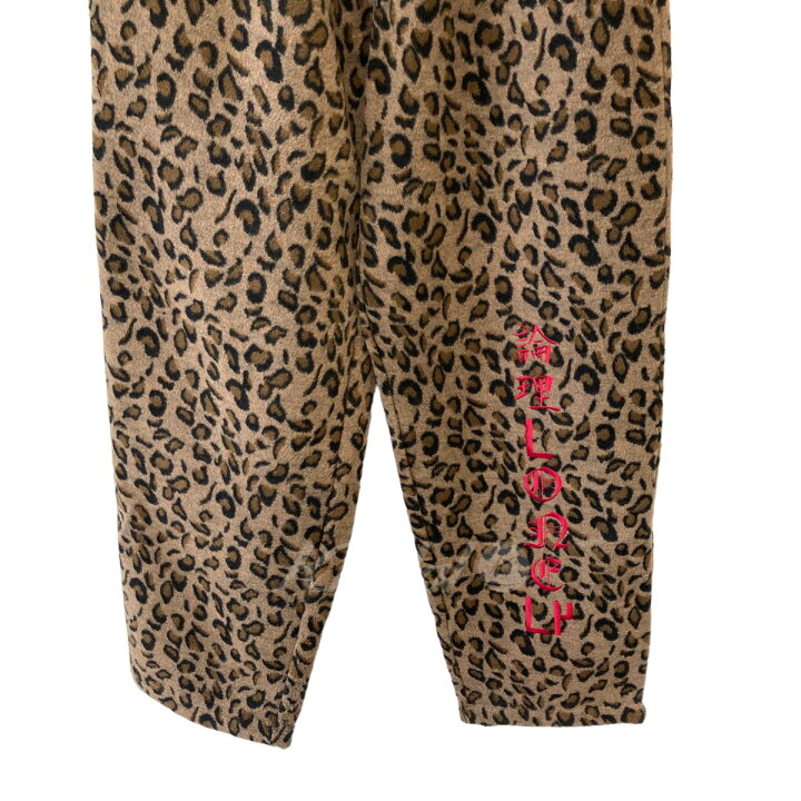 楽天市場】【中古】LONELY 論理 レオパードパンツ 21AW-AL002 ブラウン 