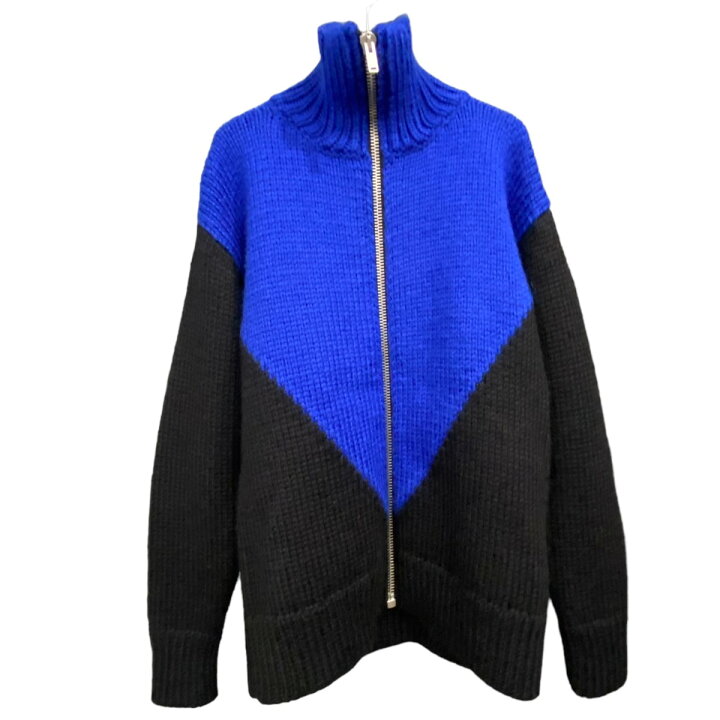 楽天市場】【中古】JIL SANDER 切替ドライバーズニット ブラック 