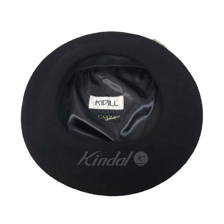 楽天市場】【中古】KIDILL×CA4LA デザインベレー帽 CLB00026 ブラック 