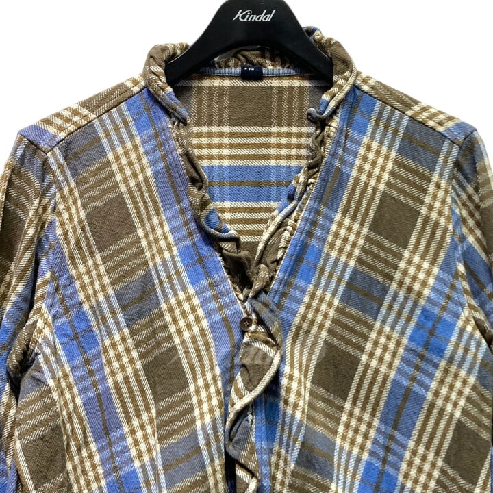 楽天市場】【中古】45R日焼けネルのフリルカシュクール シャツ 