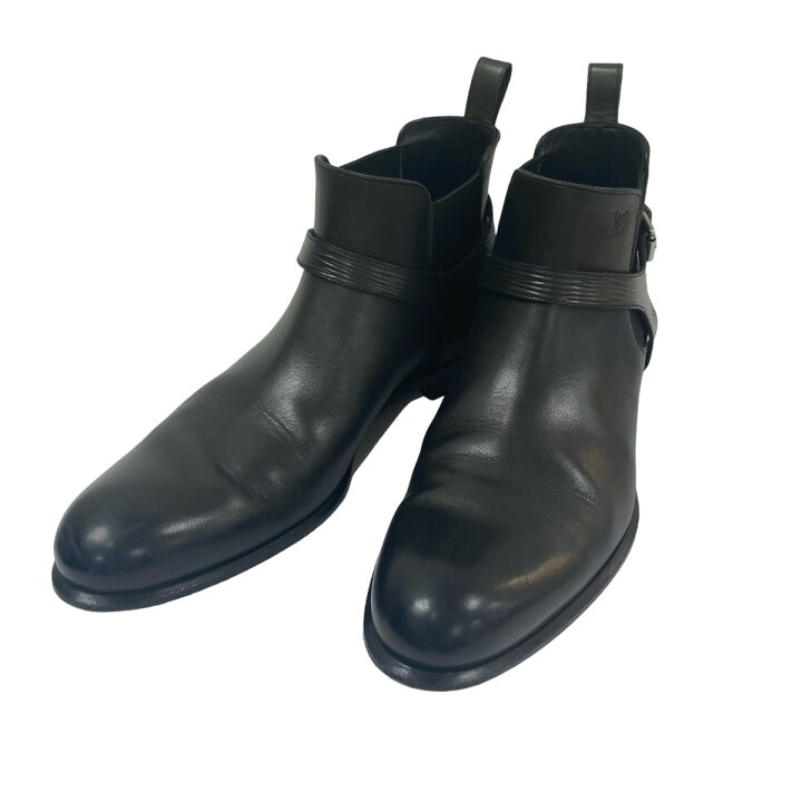 楽天市場】【中古】LOUIS VUITTON エピ レザーショートブーツ ブラック 