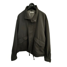 【中古】LIDnM「KERSEY FLIGHT JACKET」 ジップアップ ブルゾン チャコールグレイ サイズ：M【価格見直し】