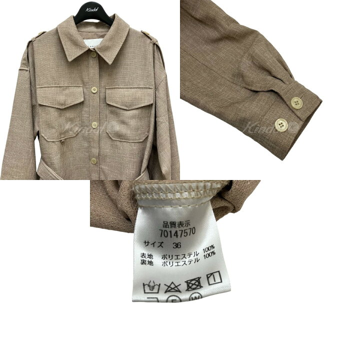 楽天市場】【中古】CADUNE CPOジャケット ベージュ サイズ：36  