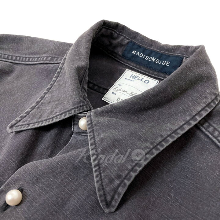 楽天市場】【中古】MADISON BLUE パールボタンシャツ MB999-5103  