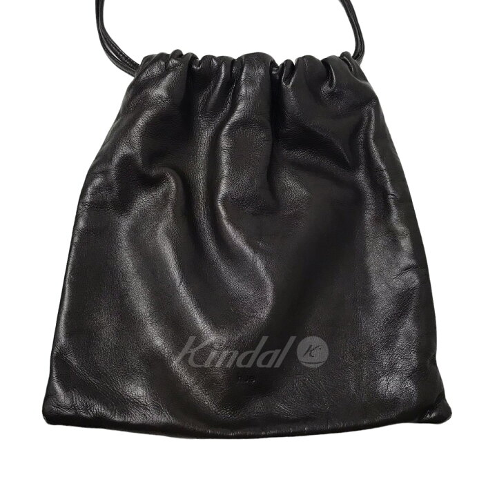 楽天市場】【中古】hueレザー巾着バッグ ダークブラウン【価格見直し 