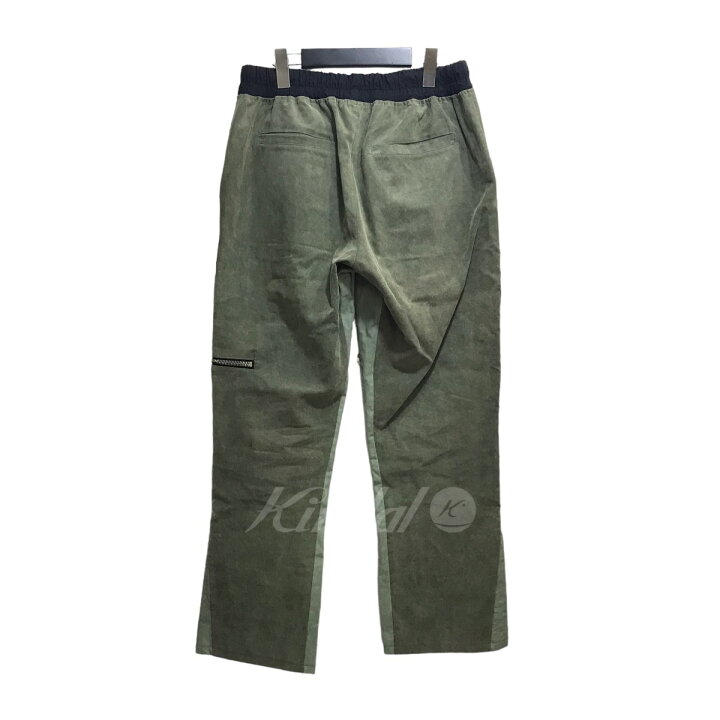 楽天市場】【中古】ASKYURSELF ジップフレアキャンバスジョガーパンツ 