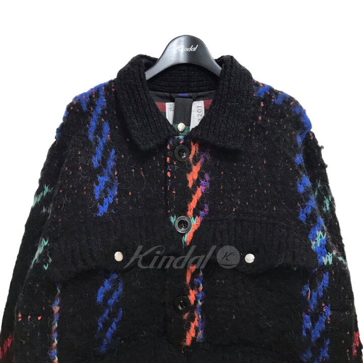 楽天市場】【中古】sacai 23AW ｢Jacquard Knit Blouson｣ジャガード 