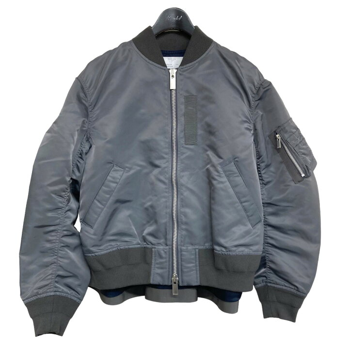 楽天市場】【中古】sacai 「Nylon Twill Blouson」 MA-1 