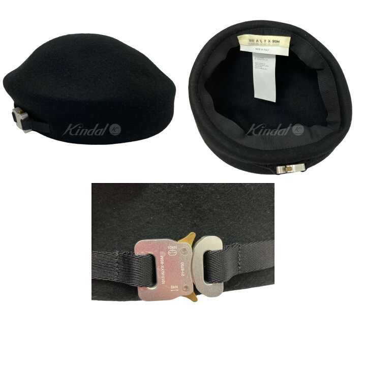 楽天市場】【中古】1017 ALYX 9SM ベレー帽 ブラック サイズ：L-XL 