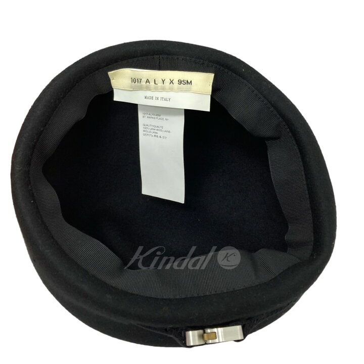楽天市場】【中古】1017 ALYX 9SM ベレー帽 ブラック サイズ：L-XL 