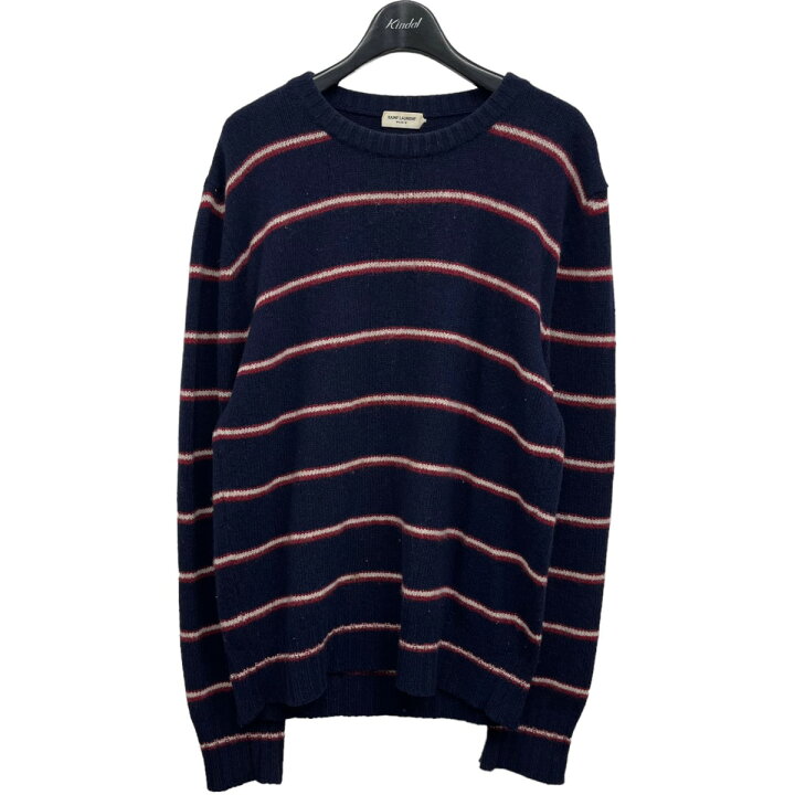 楽天市場】【中古】SAINT LAURENT PARIS エディ期 カシミア混ボーダー 
