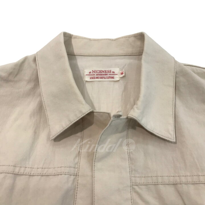 楽天市場】【中古】NICENESS 2019SS｢JAMES｣和紙シャツジャケット 